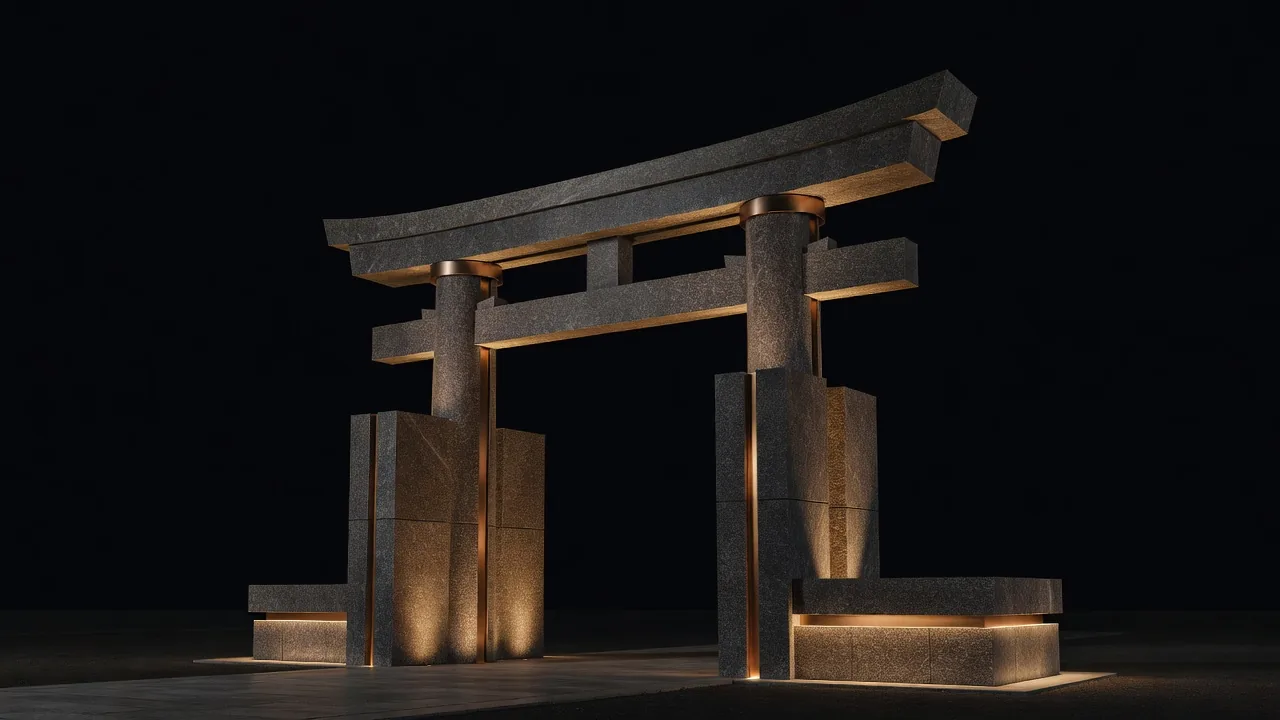 夜の石の入口